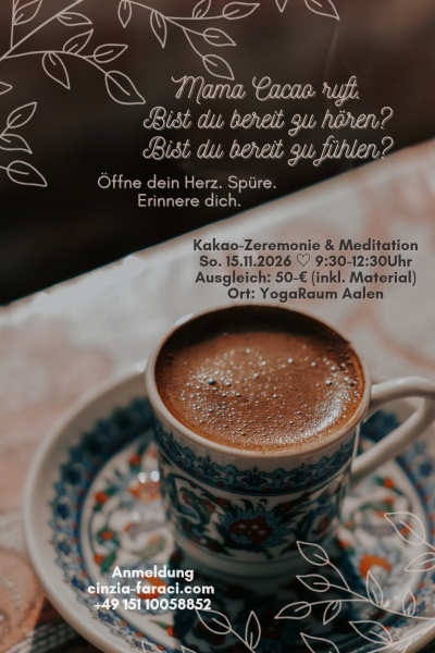 Kakao-Zeremonie YogaRaum Aalen